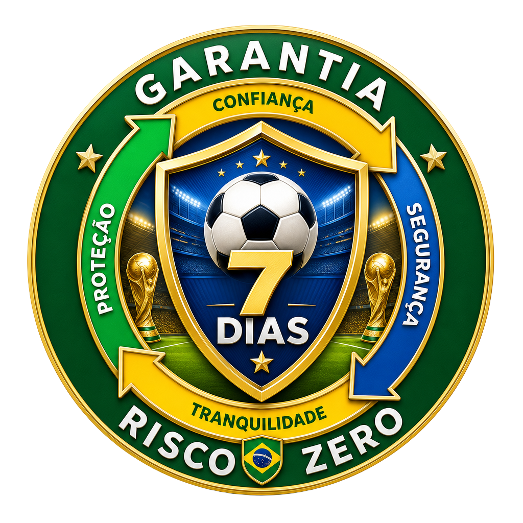 Selo de garantia de 7 dias — risco zero